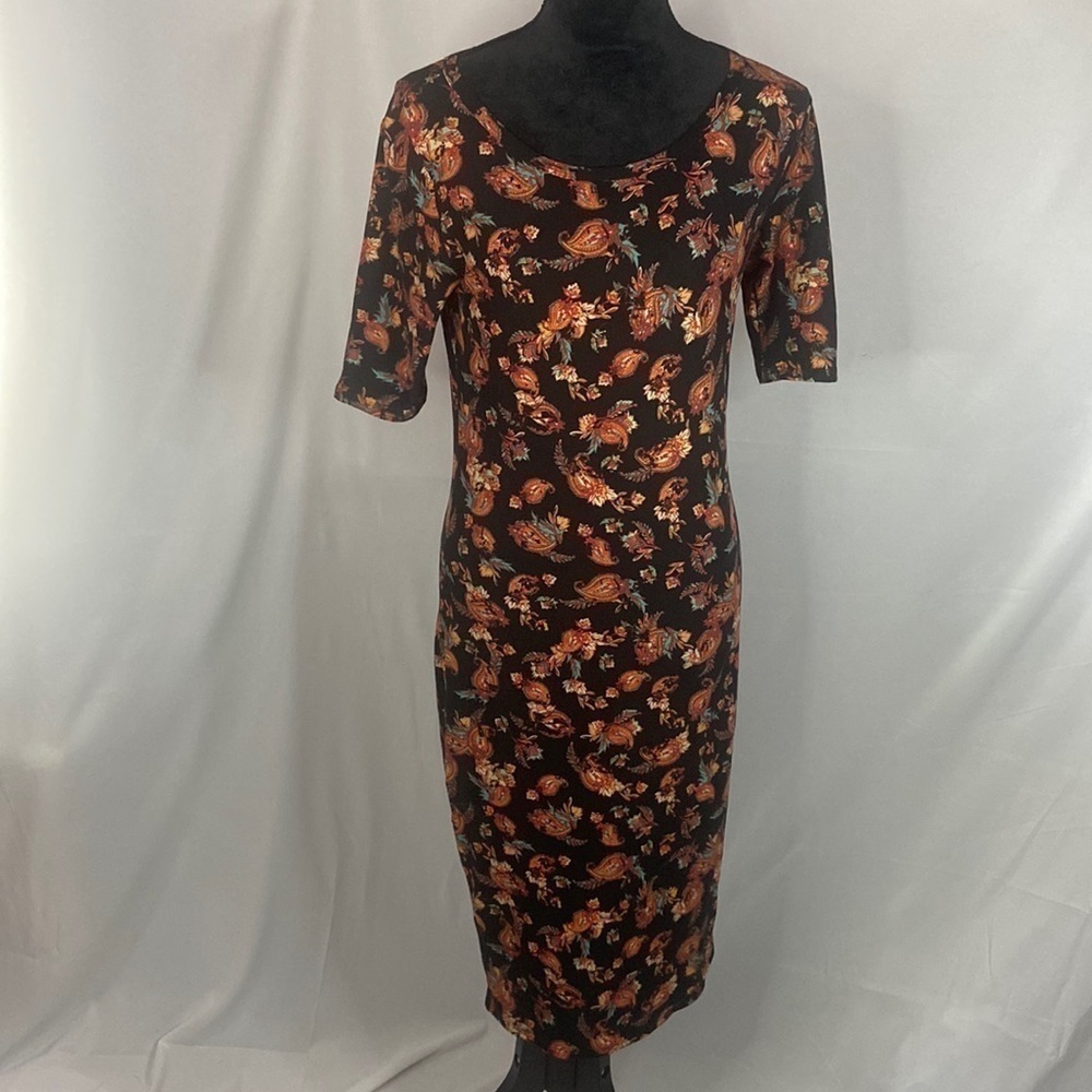 LuLaRoe Dress In Paisleyish Inspired Print